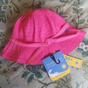 Girl's Youth "Poppy" Sun Hat in PINK! Brand New!